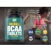 BCAA Tablets 1000mg - 120 Pills, 2:1:1 Ratio, Non-GMO - Raw Barrel - Buy Online on GoSupps.com
