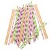 ABOOFAN 100pcs Marshmallow Stick Cotton Candy Cones Marshmallow Cones Marshmallow Making Sticks Decorative Cookie Tin Marshmallow Supplies Cake Paper Fancy Chocolate Candies