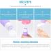EXCEART 1 Set 2 Silica Gel Bottle Travel Containers for Liquids Refillable Tubes Lotion Containers Cream Makeup Silicone Storage Containers Purple Filling Shampoo Bottle - Buy Online on GoSupps.com