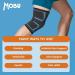 MOBU Knee Sleeves - Comfort & Flexibility - Compression Knee Sleeves for Arthritis Joint Pain & Support Ligament Injury Meniscus Tear - Running Weight Lifting Sports - Large Black - 2 Pack Black L - Buy Online on GoSupps.com