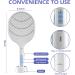 VANELC Bug Zapper 2 Pack: Rechargeable Electric Fly Swatter Racket | 3000 Volt Insect Killer for Home, Kitchen, Office, Outdoor - 18IN - Buy Online on GoSupps.com