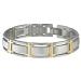Sabona Executive Symmetry Duet Bracelet Stainless Magnetic Bracelet Gold/Silver Large (7.5 ) Gold/Silver Large 7.5