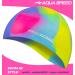 Aqua Speed Bath Cap + Microfiber Towel & E-Book | Silicone Swimming Cap for Adults & Kids | Colorful Bathing Aid - Buy Online on GoSupps.com