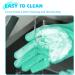 KEMOO Reusable Silicone Dishwashing Gloves with Scrubber - Heat Resistant Gloves for Kitchen, Bathroom, and Pet Care (Green) - Buy Online on GoSupps.com