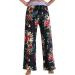 Haiorziyou Women Summer Wide Leg Beach Pants - High Waist Yoga & Aladin Style - XXL Black - Comfortable & Versatile - Buy Online on GoSupps.com