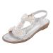 XTZYGLFD women's sandals with wedge heel belt shoes shoes sandals flops buckle buckle for women summer flip-flops women's fashion women's sandals sandals size 11 in women silver 7 UK 3xbnarrow