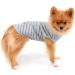 Paidful Cotton Striped Dog T-Shirt for Small Dogs - Summer Sleeveless Tee for Chihuahua & Yorkshire - Gray - 100% Cotton - Size S (Back Length: 20cm Bust: 32cm) - Buy Online on GoSupps.com
