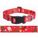 Mihqy Christmas dog collar adjustable soft & comfort dog collar for small medium-sized dog puppies cats (Christmas s s (neck circumference 25-40 cm width 1.5 cm) Christmas