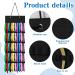 Tudomro Hanging Headband Organizer with 60 Elastic Bands - Bow Hanger for Girls Hair Bows - Felt Headband Holder (Black) - Buy Online on GoSupps.com