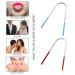 Vtrem Tongue Scraper 2 Pack - Stainless Steel Tongue Cleaner Reusable Dental Scrapers for Bad Breath (Blue & Red) - International Shipping Available - Buy Online on GoSupps.com