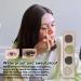 Eyeshadow Palette | 4 Colors Matte Eyeshadow Palette for Makeup | Long Lasting Waterproof Multifunctional Makeup Supplies High Brightness for Teens Women Boys Men Pochy 104# Vitality (Green) - Buy Online on GoSupps.com