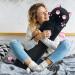Buy Mewaii 90cm Pink Cat Plush Toy - Cuddly Stuffed Animal with Big Eyes | Soft Pillow Gift for All Ages - Buy Online on GoSupps.com