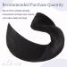 Buy Real Hair Clip-In Extensions | Thick 1PC 5 Clips | Soft & Smooth 7A Human Hair | Natural Black 35cm - 75g - Buy Online on GoSupps.com