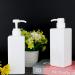 2Pack 22oz/650ml Pump Bottle Dispenser Jansburg - Refillable Square Plastic Lotion Dispenser - Empty Liquid Container for Soap, Lotion, Shampoo - White - 2PCS - Buy Online on GoSupps.com