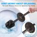 2 Pack Bronze Toilet Brushes with Extra Long Handle and Covered Holder - Buy Online on GoSupps.com