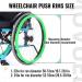 Wheelchair Wheel Covers Wheelchair Push Rim Covers Wheelchair Push Rim Covers Non-Slip Wear-Resistant Hand Push Cover Improve Grip and Traction(Green 22 inches) 22 inches Green - Buy Online on GoSupps.com