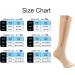 WSYKC Open-Toe Compression Socks - Opaque Knee High Support Stockings for Edema Swelling & Pregnancy (L/XL) - Buy Online on GoSupps.com