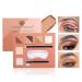 YOUNG VISION Eyebrow Palette - 6 Colors with Stencils, Highlighter, Concealer, Wax, Trimmer, and Brush & Spoolie Duo - Buy Online on GoSupps.com
