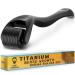 King Leonidas Beard Derma Roller for Men 0.30mm Titanium Micro-Needling Derma Roller for Facial Hair & Beard Growth