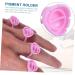 Healeved Anneaux Pigmentaires 100 Pi ces Taille Moyenne Support De Pigment Pour Extensions De Cils Professionnels Utilisation Maquillage Precision T ches rose - Buy Online on GoSupps.com