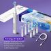 SEAGO Rotating Electric Toothbrush - 8 Brush Heads 5 Modes Rechargeable Smart Timer IPX7 Waterproof - Perfect for Adults - Buy Online on GoSupps.com