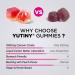 Yutiny Calcium Citrate Filled Gummies Extra Absorption Calcium Citrate 1000mg with Vitamin D3 K2 & Magnesium Chewable Supplement for Bone Muscle Health 60 Count - Buy Online on GoSupps.com