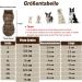 Petloft Anti-Slip Dog Socks - Slide-Resistant Indoor Socks for Small & Medium Dogs Adjustable Fastening Tape 4 Pieces (2XL Light Brown Paw) - Buy Online on GoSupps.com