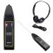 allsun Ultrasonic Air Leak Detector Automotive Listening Device Stethoscope Mechanic Car Noise Finder Diagnostic Listening Device 100Hz10kHz,Black