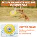 Laroo Dog Frisbee - 24.5cm Flight Disc Toy for Large Dogs | Soft Bite-Proof & Durable - Perfect for Outdoor Training - Buy Online on GoSupps.com