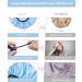Auban Reusable Shower Cap for Women | Waterproof Satin Exterior | EVA Lining | Extra Large & Adjustable Hair Cap | 3 Colors (Blue, Pink, Green) - Buy Online on GoSupps.com