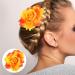 FRCOLOR 2 1 Men Suits Women Rose Flower Hair Clip Simulated Rose Hairpin Flower Hair Clips for Women Artificial Flower Hair Clip Xrose Hair Clip Orange Hair Clips Rose Color Set Mother - Buy Online on GoSupps.com