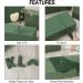 8 Pack Wet Green Floral Foam Blocks for Fresh & Artificial Flowers - Ideal for Crafts, Wedding Decor - 8.9 L x 4.1 W x 2.6 H - Buy Online on GoSupps.com