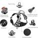 Buy Heele No-Pull Dog Harness & Crockery - Adjustable Reflective Harness for Medium Dogs | Soft Breathable Padded Handle Black & White Checkered - Buy Online on GoSupps.com