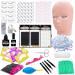 Updated Version Eyelashes Extension Kit Missicee Pro 21 Pcs Eyelash Training Kit with 3 Boxes Individual Eye Lashes Glue Tweezers Tools Case for Makeup Practice Eye Lashes Graft 1 count (Pack of 1)