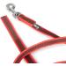 IDC Color & Gray Rubberized Leash - 20mm x 2m (Without Loop) | Durable Red-Grey Dog Leash for International Shipping - Buy Online on GoSupps.com