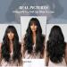 Allbell Long Wavy Black Wig for Women | Heat-Resistant Afro Style with Air Bangs - Natural Look - Buy Online on GoSupps.com