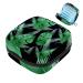 Menstruation pad bag with zipper women's napkin bag tampons collective bags for women and girls (green leaf tropical)