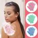 Sibba 6Pcs Exfoliating Wash Gloves - Dual Texture Bath Mitt for Shower Body Scrub - Dead Skin Remover & Exfoliator Mitten - Natural Body Loofah Washcloth in Pink - Buy Online on GoSupps.com