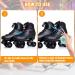 Roller Skate Pom Poms with Bells - 12pcs Fluffy Faux Rabbit Fur Tie-on Pompom Puff Balls - Roller Skate Accessories for Women, Girls, Kids, and Adults - Buy Online on GoSupps.com
