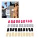 Finger Joint Protector Sleeves - 40 Lightweight Sweat Absorbent Grip Enhancers for Volleyball | Black Gray Pink Beige - Buy Online on GoSupps.com