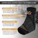 Ankle Brace for Women & Men - Ankle Sleeve for Ankle & Arch Support With Adjustable Compression Strap - Ankle Support for Ligament Damage Sprained Weak Ankle Football Basketball Running sports M M Copper Black - Buy Online on GoSupps.com