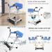 Bathroom Wheelchairs Patient Transfer Chair Seated Patient Lift 360 Universal Wheel Home Shifter for Nursing Paralyzed Elderly Disabled People Manual Wheelchair Lightblue-ComfortEdition Lightblue ComfortEdition - Buy Online on GoSupps.com