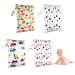 Guichangkai diaper Naspasche 4pcs Baby waterproof bag wetbag kindergarten naspicks reusable organizer bags with zipper for baby toddlers