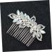 Didiseaon Rhinestone Hair Comb Rhinestone Headpiece Bridal Hair Comb Pearl Hair Clip Wedding Hair Accessory Crystal Headpiece Gold Tiara Goody Hair Glass Bride Hair Accessories - Buy Online on GoSupps.com