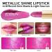 Oulac Metallic Shine Purple Pink Lipstick - Velocity(15) | Vegan & Cruelty-Free Full-Coverage Lip Color - Buy Online on GoSupps.com