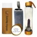 Serenity Crystals Infused Water Bottle (Bamboo Amethyst Wand)