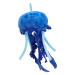 Zappi Co 100% Recycled Plush Jellyfish Blue Toy (33cm Height) Stuffed Soft Cuddly Eco Friendly animals Collection For New Born Child First kid