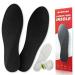 Carbon Fiber Insoles Carbon Fiber Foot Plate 1 Pair Rigid Shoe Insert Support Turf Toe Foot Fractures Morton Extension Hallux Rigidus and Limitus - Alternative to Post Op Shoe 9.64"-Men's 7-7.5/Women's 8-8.5 245mm Black-1 Pair