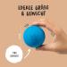 Rudelk nig Indestructible Dog Ball - Natural Rubber 6.5cm Blue - Perfect Toy for Dogs | Shop Internationally - Buy Online on GoSupps.com
