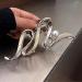 Silver Metal Irregular Wave Hair Claw Clips - Large Strong Hold Hair Clamps for Women and Girls - Buy Online on GoSupps.com